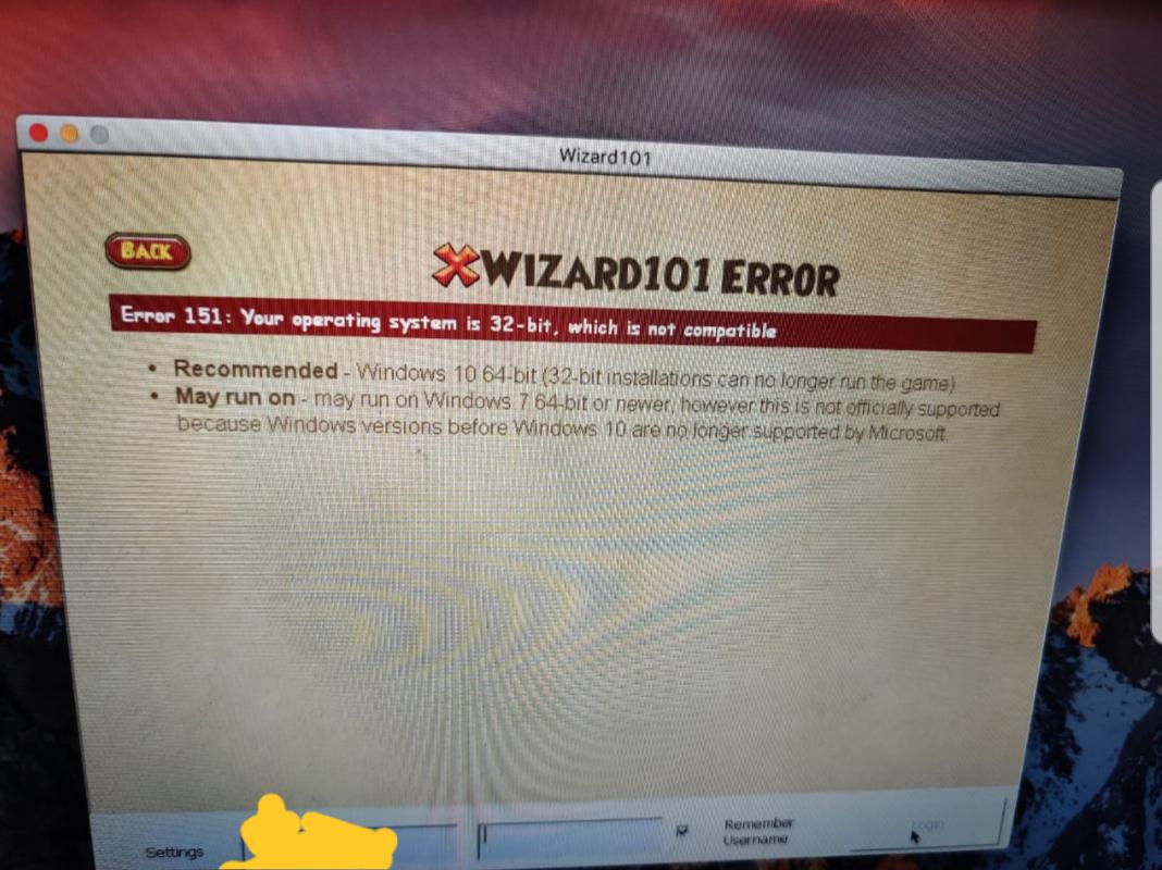 how much is wizard101 take up for mac